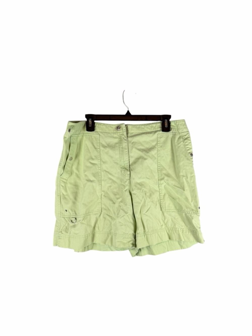 Jones New York Signature Green Utility Cargo Shorts Size 14